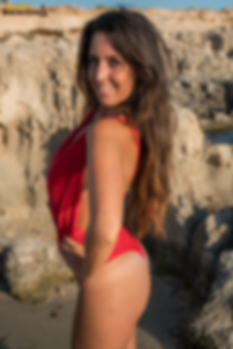 Faye T – 23yo – Red Onepiece