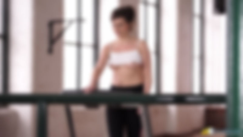 Charlie Rose "Braless Workout"