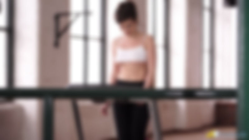 Charlie Rose "Braless Workout"