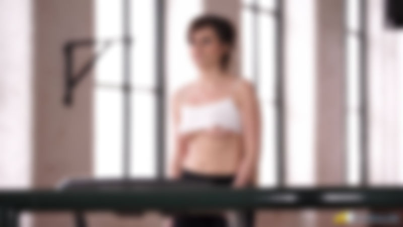Charlie Rose "Braless Workout"
