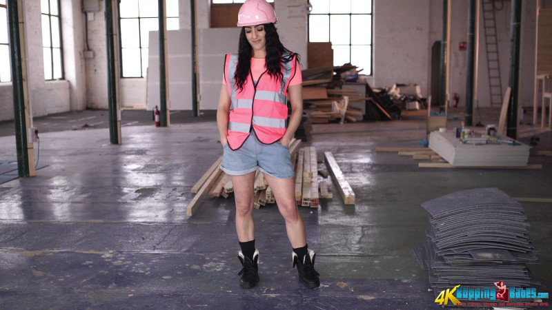 Chloe Lovette "Building Site Striptease"