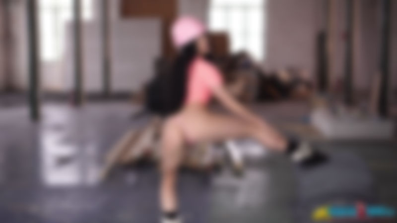 Chloe Lovette "Building Site Striptease"