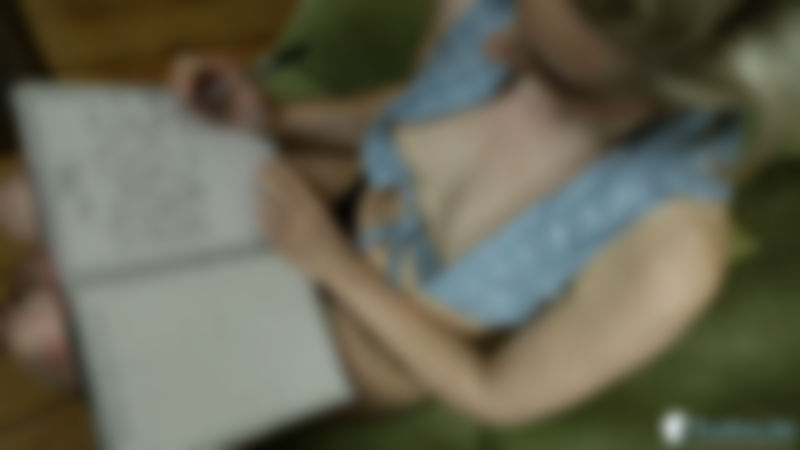 Melody Wilde "Sneaky Downblouse"