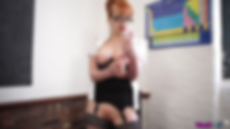 Red "Teacher's TITS!"