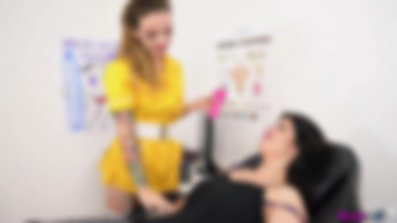 Lucia Love & Kylie Nymphette "Dental Practice"