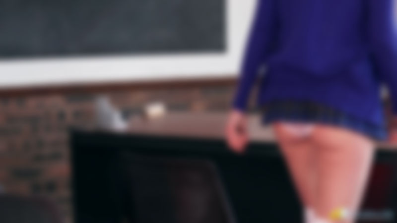 Leah "Classroom Cleavage"