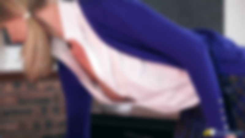 Leah "Classroom Cleavage"