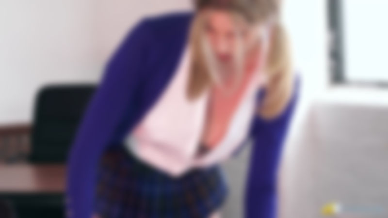 Leah "Classroom Cleavage"