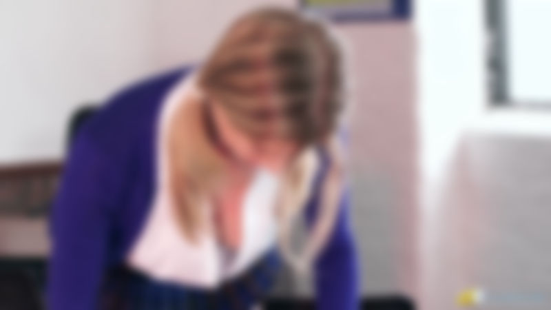 Leah "Classroom Cleavage"