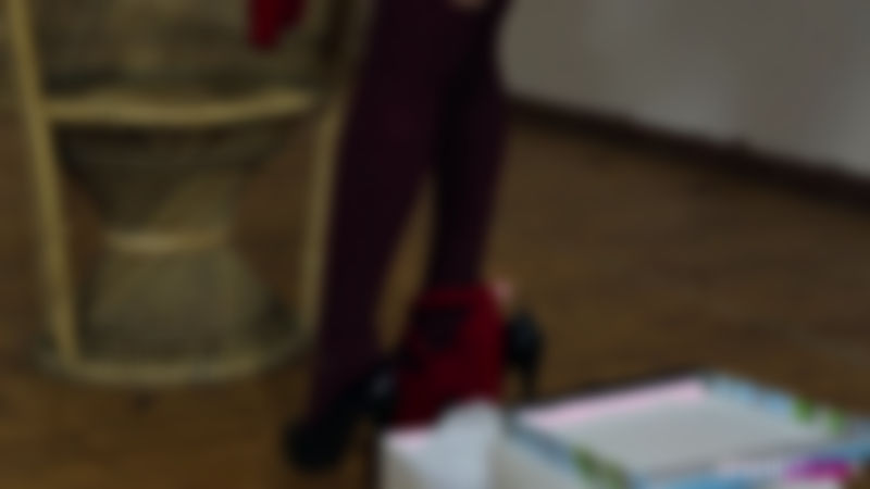 Faye "Tartan Upskirt Tease"