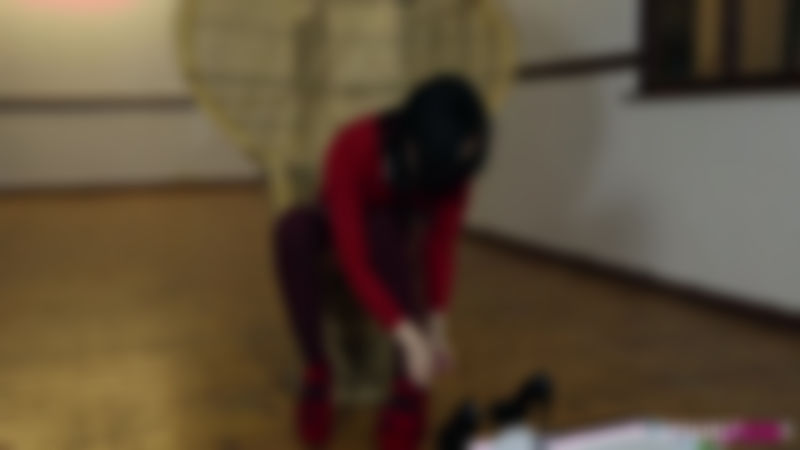 Faye "Tartan Upskirt Tease"