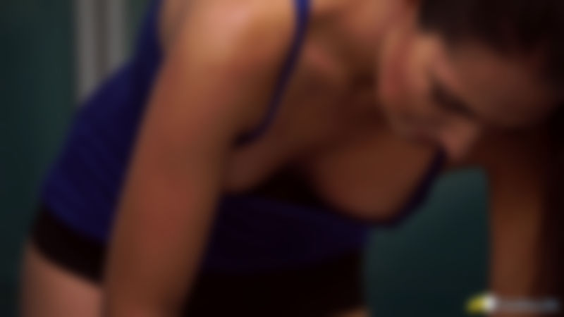 Rebecca G "Gym Nip Slips"