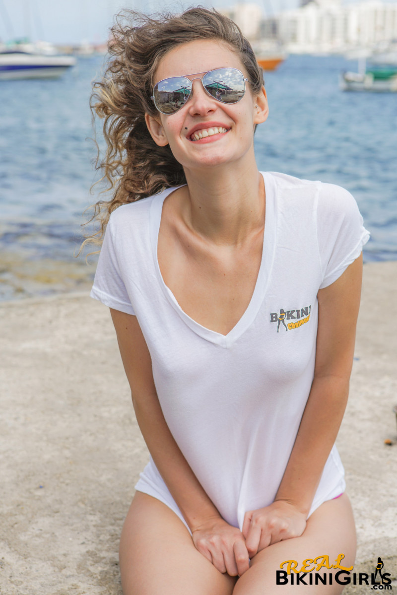 Ana S – 26yo - Wet T-Shirt (Part 1)