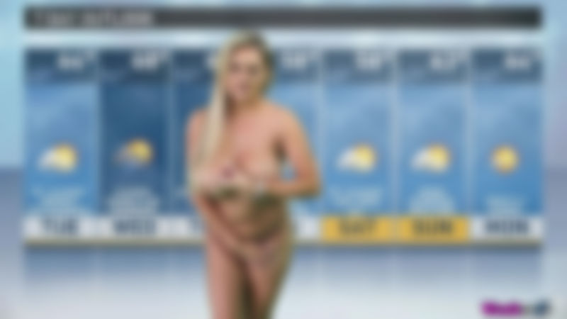 Katie T "Naughty Weather Girl"