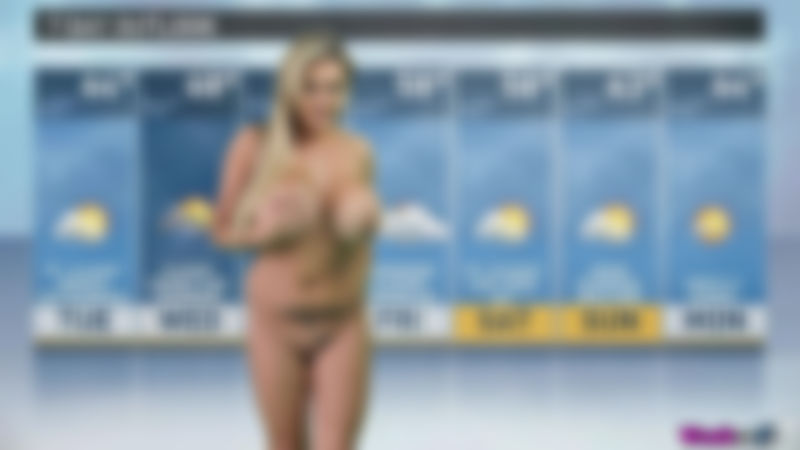 Katie T "Naughty Weather Girl"