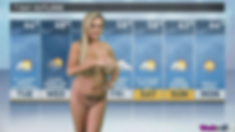 Katie T "Naughty Weather Girl"