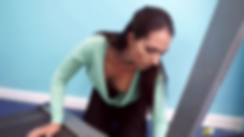 Rebecca G "Treadmill Tease"