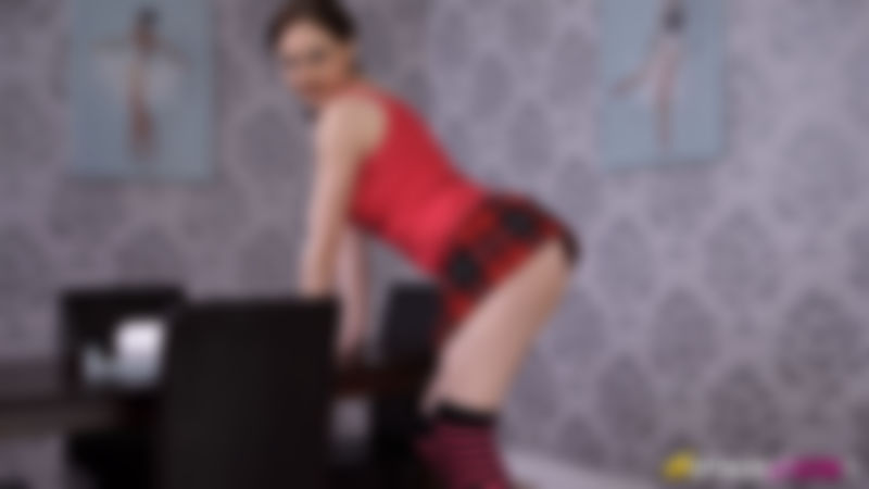 Tina Kay "Fine Upskirt Dining"