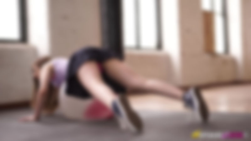Stella Cox "Upskirt Workout"