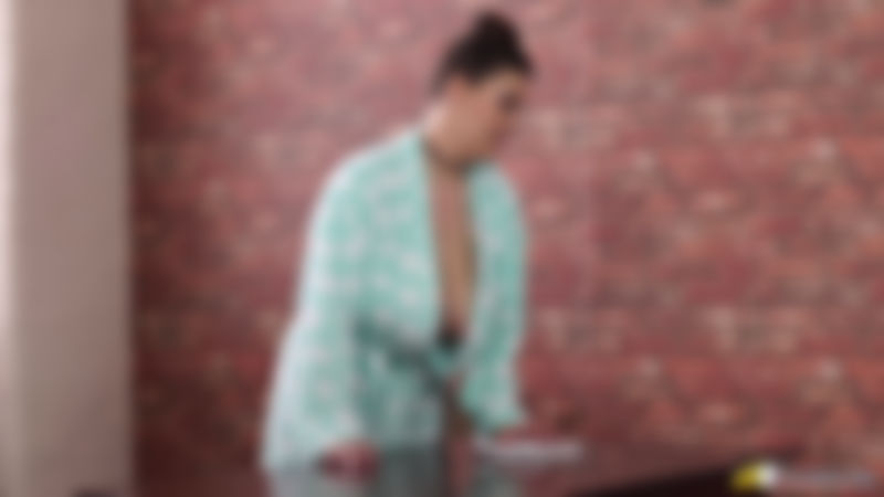 Cherry Blush "Cleaning Cleavage"