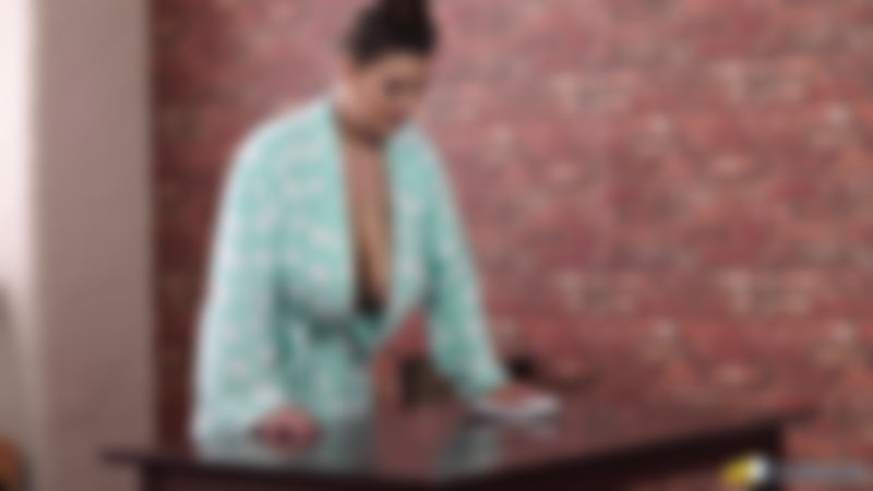 Cherry Blush "Cleaning Cleavage"