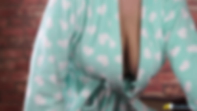 Cherry Blush "Cleaning Cleavage"