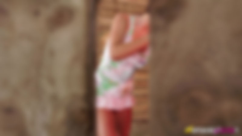 Layla "Pink Knicker Peek"