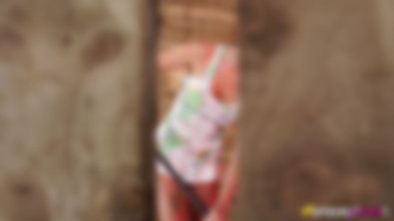 Layla "Pink Knicker Peek"