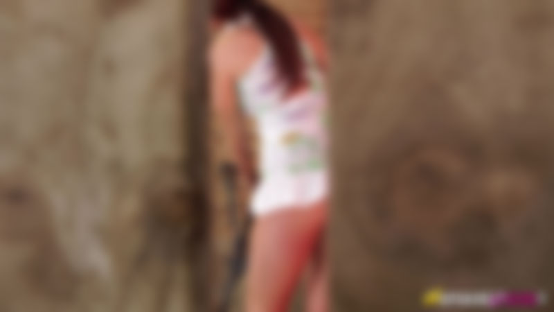 Layla "Pink Knicker Peek"