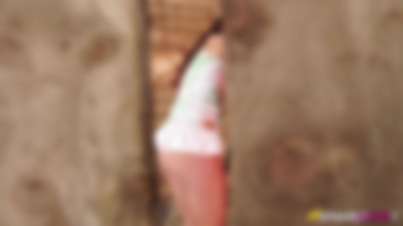 Layla "Pink Knicker Peek"
