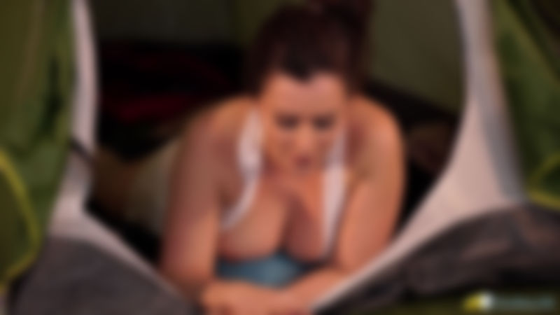 Charlie Rose "Camping Cleavage"