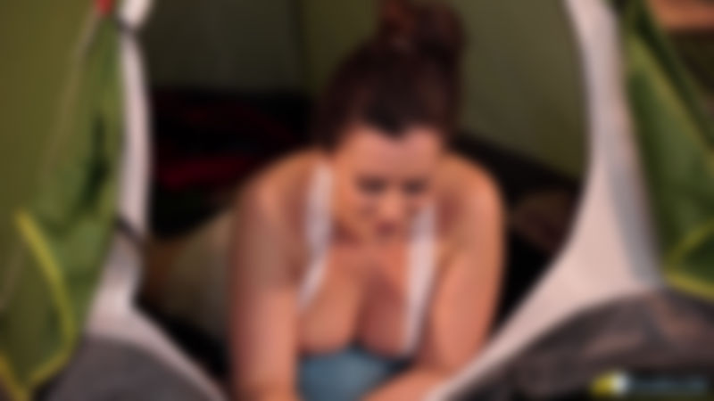 Charlie Rose "Camping Cleavage"