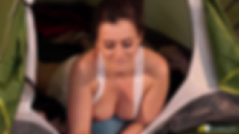Charlie Rose "Camping Cleavage"