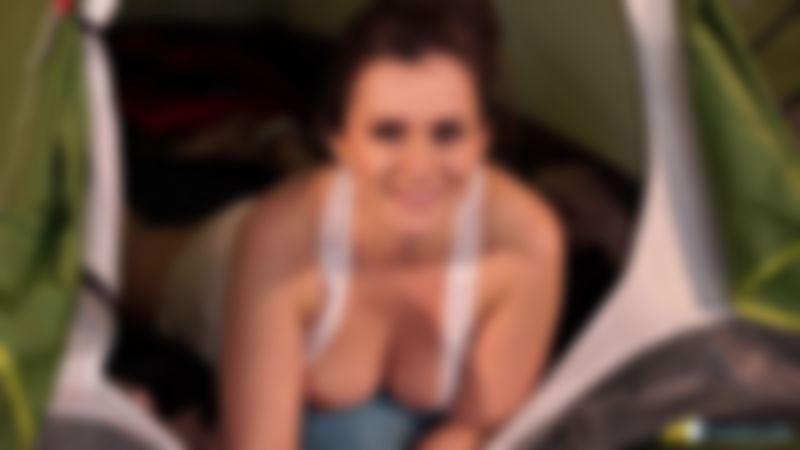 Charlie Rose "Camping Cleavage"