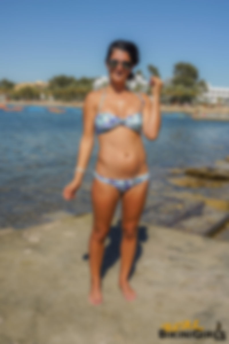 Sofia T – 36yo – Blue Floral Bikini